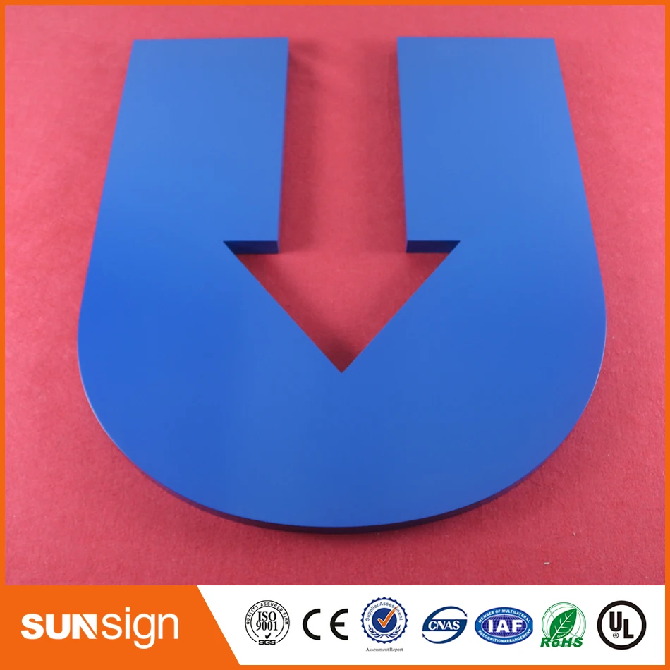 3D наружные рекламные буквы из нержавеющей стали с подсветкой|backlit sign letters|sign