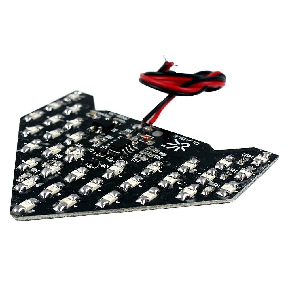 2 шт. стрелка Форма светодиодный Панель желтый Поворотная сигнальная лампа