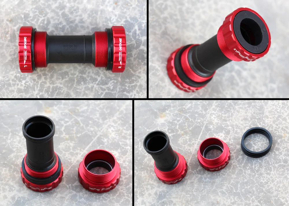 DECKAS велосипедные нижние кронштейны 68/73 мм велосипедная ось горного велосипеда