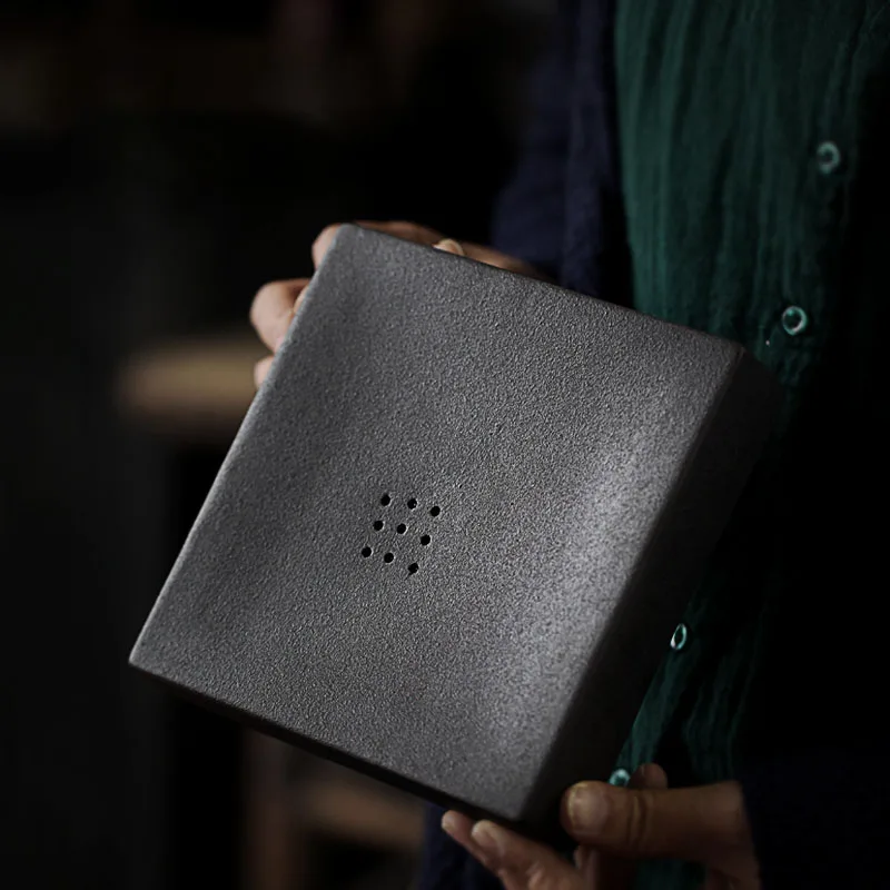 Black TANGPIN керамический чайник trivets Прихватки подносы Китайский кунг-фу аксессуары для чая - Цвет: Black