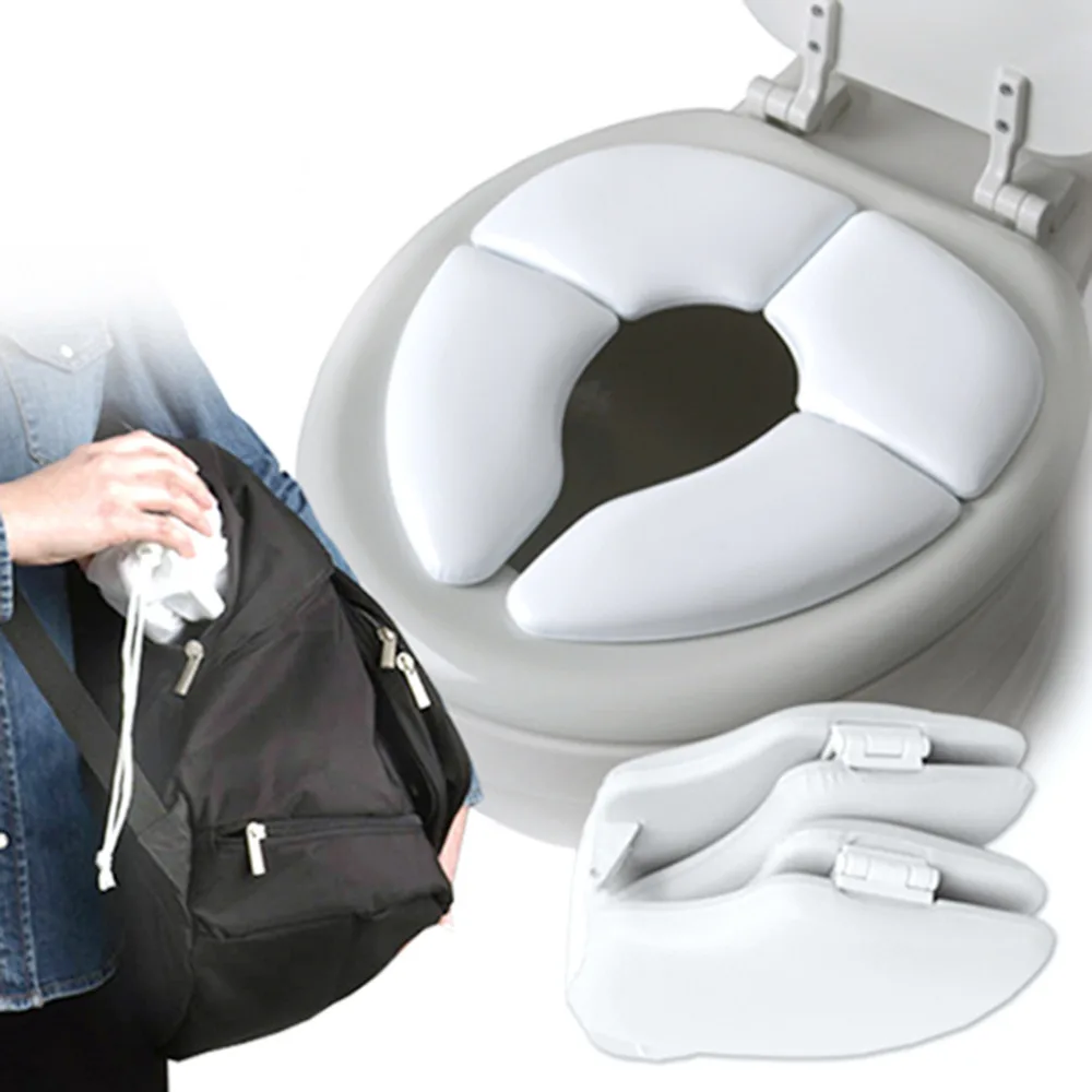 Kids Baby Toddler Travel Folding Padded Potty Seat Cushion Toilet Training | Cover