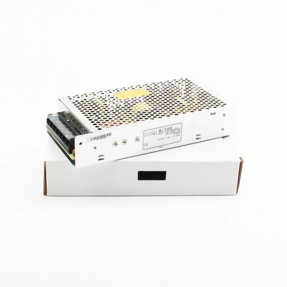 DIANQI power suply 100 Вт 7 5 в 13.6A ac dc источник питания конвертер Высокое качество S-100-7.5 |
