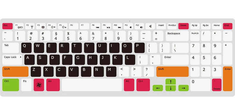 Силиконовая Защитная пленка для клавиатуры Dell Inspiron 15R N5110 M511R M5110 5521 M531R 5537 15VD