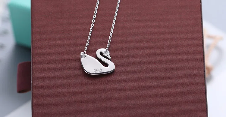 Silverwill бренд 925 серебряные ювелирные изделия ожерелье прозрачный с