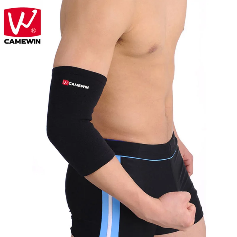 CAMEWIN 1 шт. локоть поддержка эластичный спортивный для спортивного зала защитная накладка на локоть впитывает пот Спорт Баскетбол рука рукав локоть бандаж