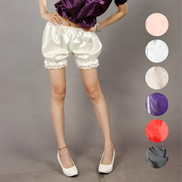 Модные женские шорты для девочек Лолита косплей кружевные шаровары с тыквой