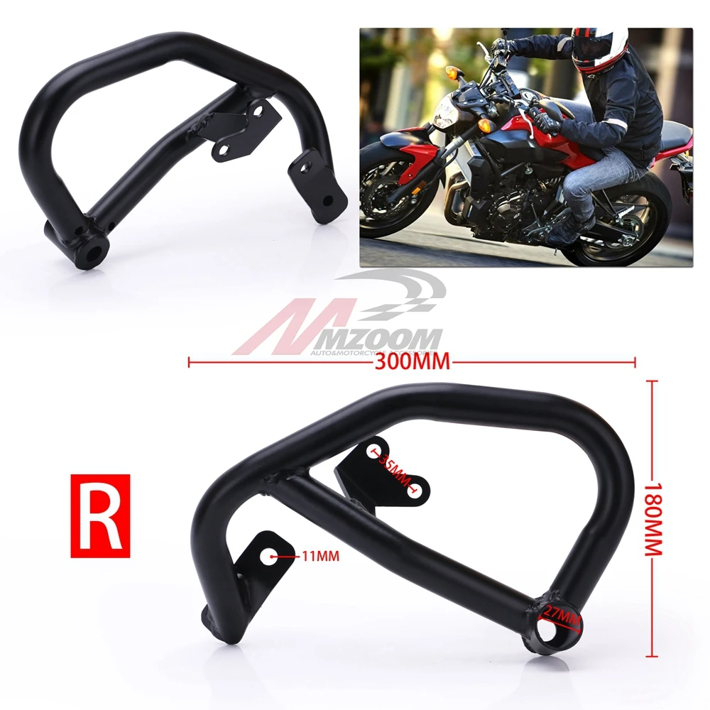 Защита бампера двигателя мотоцикла защитные полосы сталь для YAMAHA MT07 MT 07 2013 2016 FZ07 FZ