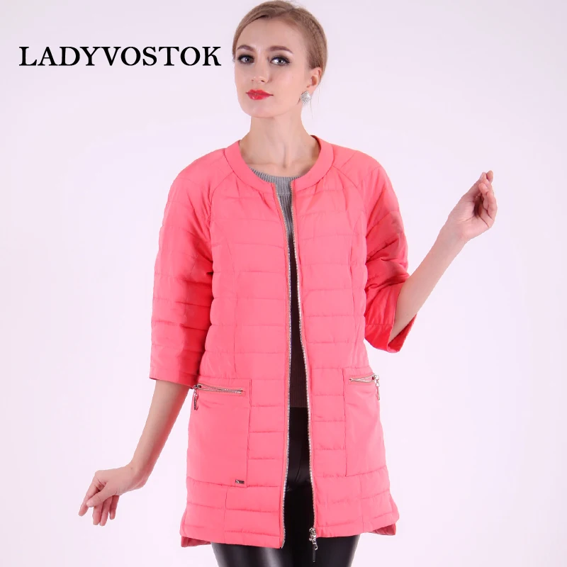 LADYVOSTOK Women Coat Down Jacket Women Ultra Light Lining Ladies Down Parkas Several Color Downjacket 12-278 