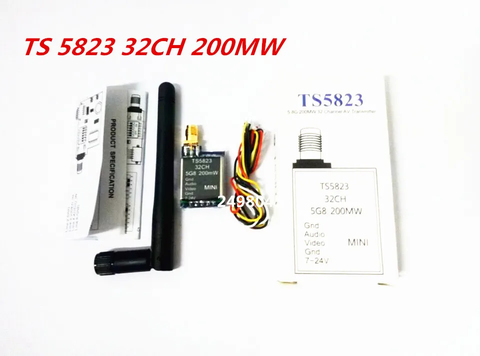 5 шт./TS5823 8G 200 мВт 32CH AV модуль передатчика (TX) Mini 7 24 В для фантомного мультиротора