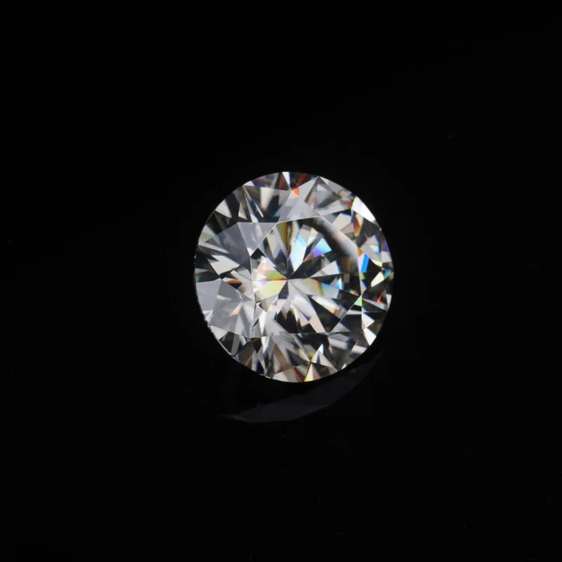 Круглые бриллиантовые огранки 1 0ct карат 6 5 мм EF цвета моиссаниты Свободный Камень