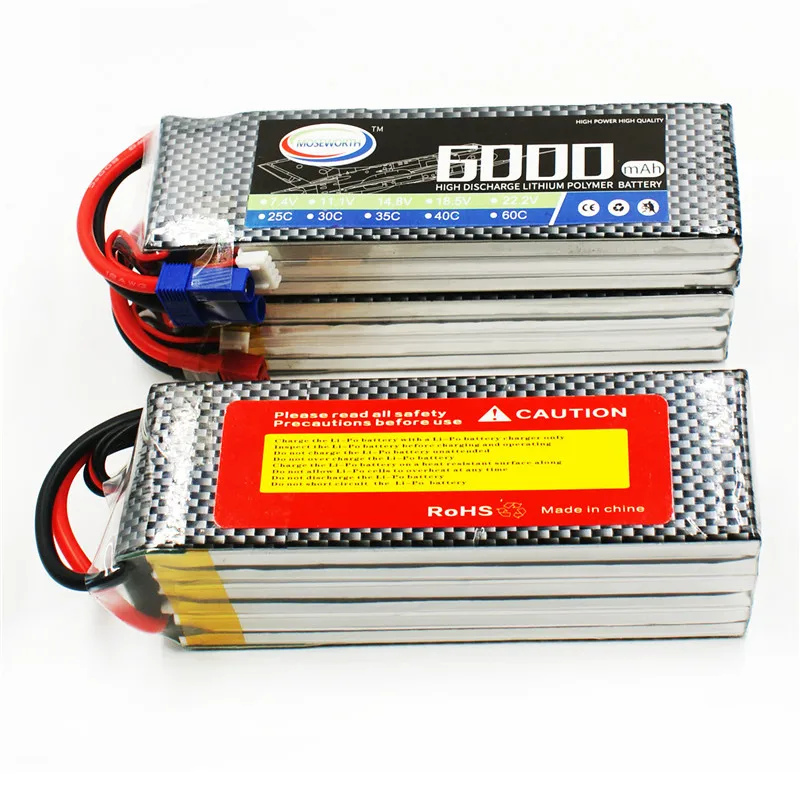 6S RC Дрон LiPo батарея 22 2 в 6000 мАч 60C для радиоуправляемой модели самолета вертолета