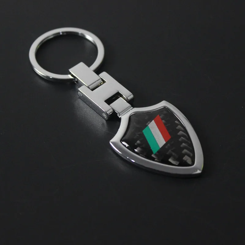 1 шт. итальянский флаг новый металлический автомобильный брелок для ключей Alfa Romeo