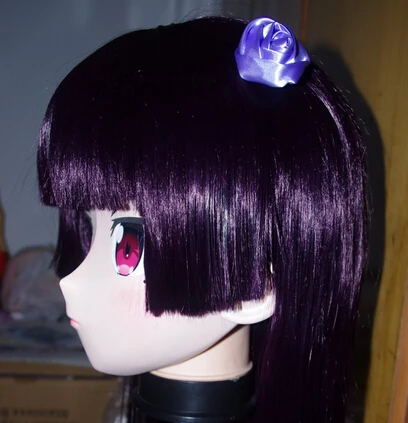 

(C2-042) Handmade Japan Kigurumi Silicone Rubber Face Mask Cosplay Kigurumi Mask Crossdresser Doll Kigurum Anime Role Play