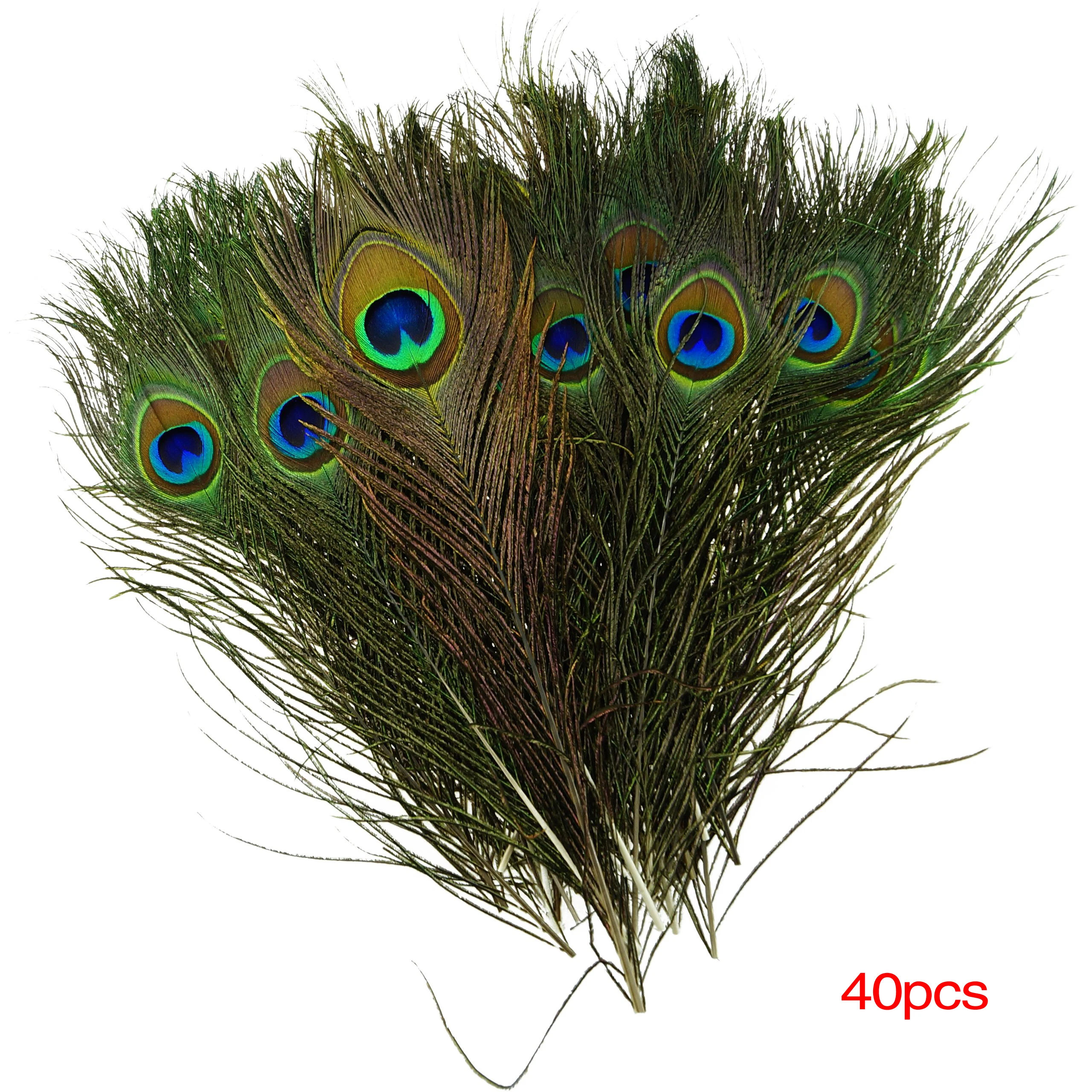 Натуральные перья павлина длиной 10 12 дюймов (40 штук в упаковке)|natural peacock feather|peacock
