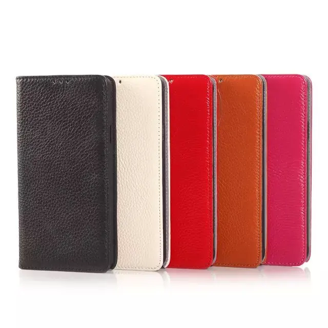 2015 Винтажный чехол с личи первый слой из натуральной коровьей кожи для samsung Galaxy Note