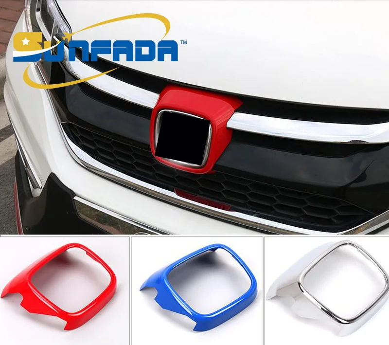SUNFADA 1 шт. ABS хром/краска передний логотип декоративная крышка подходит для Honda CRV CR