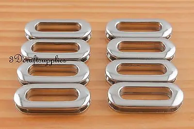 Люверсы металлические с шайбой люверсы никелевые овальные 8 штук 34 мм Z39D|oval