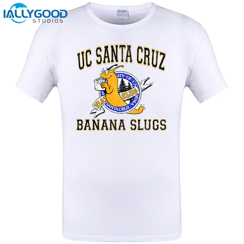 2017 Популярные на заказ групповые рубашки UC Santa Cruz Banana Slugs Boy с коротким рукавом
