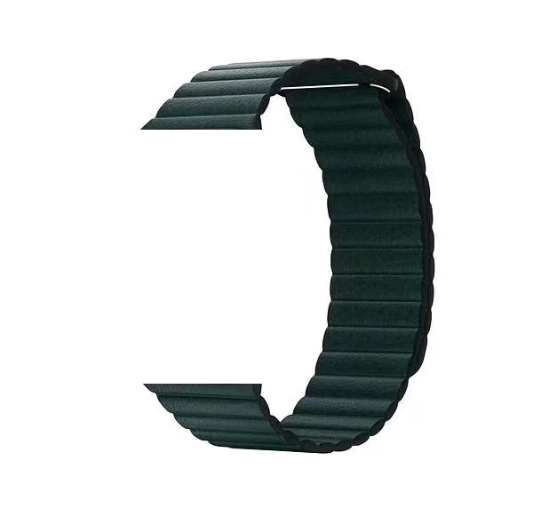 Ремешок 22 мм 20 мм для samsung gear sport S2 Classic S3 Frontier кожаный huawei gt 2 galaxy watch 42 мм 46 мм ремешок huami amazfit bip - Цвет ремешка: forest green