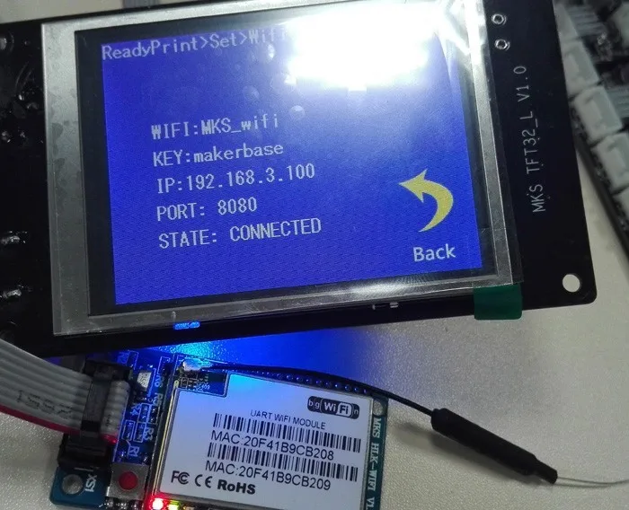 MKS TFT32 V4.0 умный контроллер дисплей 3," сенсорный экран с MKS sd-слотом расширения для SBASE Smoothieboard части 3d принтера