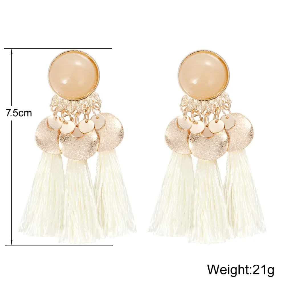 Высококачественные бежевые/зеленые/синие Разноцветные серьги подвески в