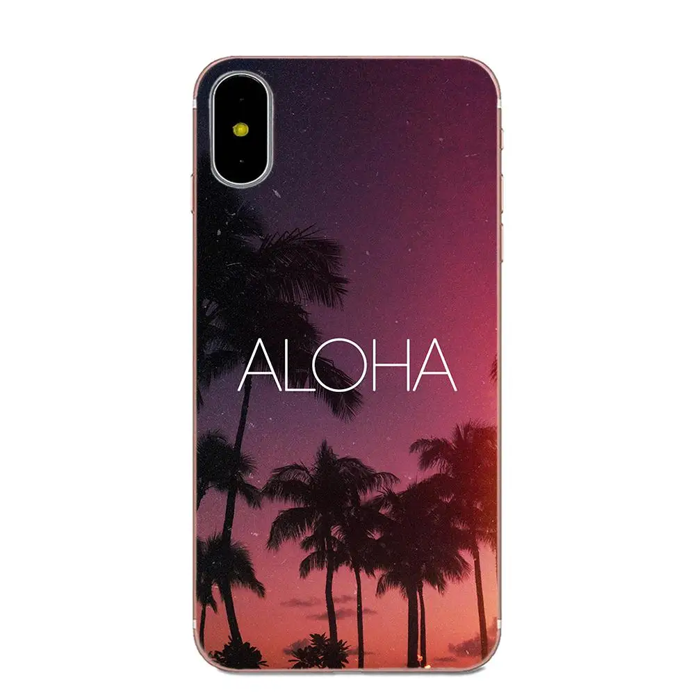 Aloha пальмовые деревья высокое качество чехол для телефона Huawei P7 Honor 4C 5A 5C 5X6 6C 6A 6X7 7X8