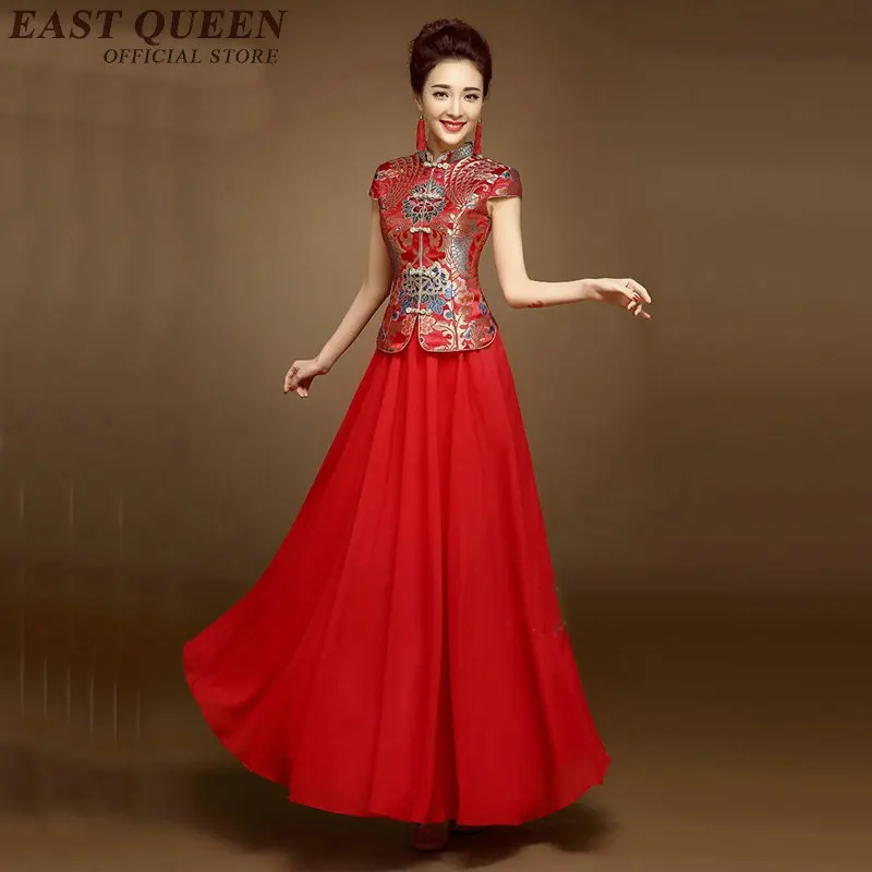 Вечерние китайское свадебное платье для вечеринки Cheongsam qipao китайское оригинальное платье китайская женская традиционная китайская одежда для женщин NN0943
