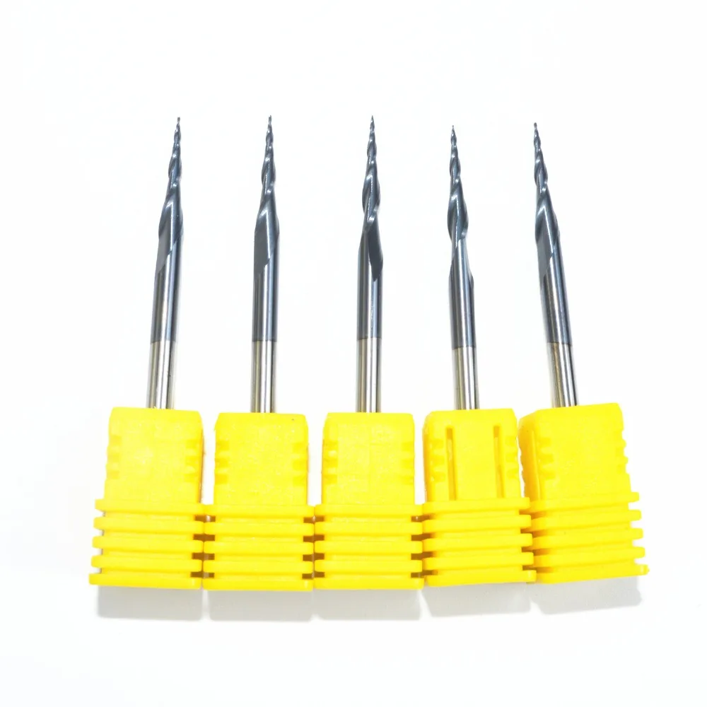 D3.175 * R0.25 15C 50L CNC TIALN твердосплавная Концевая фреза для деревообработки со