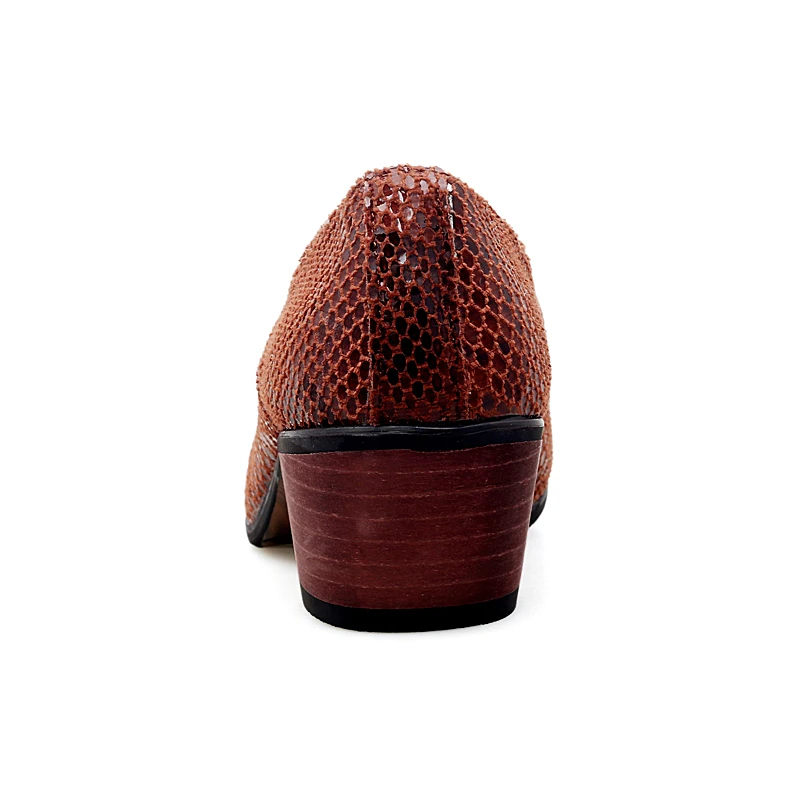 Мужские деловые туфли на высоком каблуке модельные в деловом стиле мужские