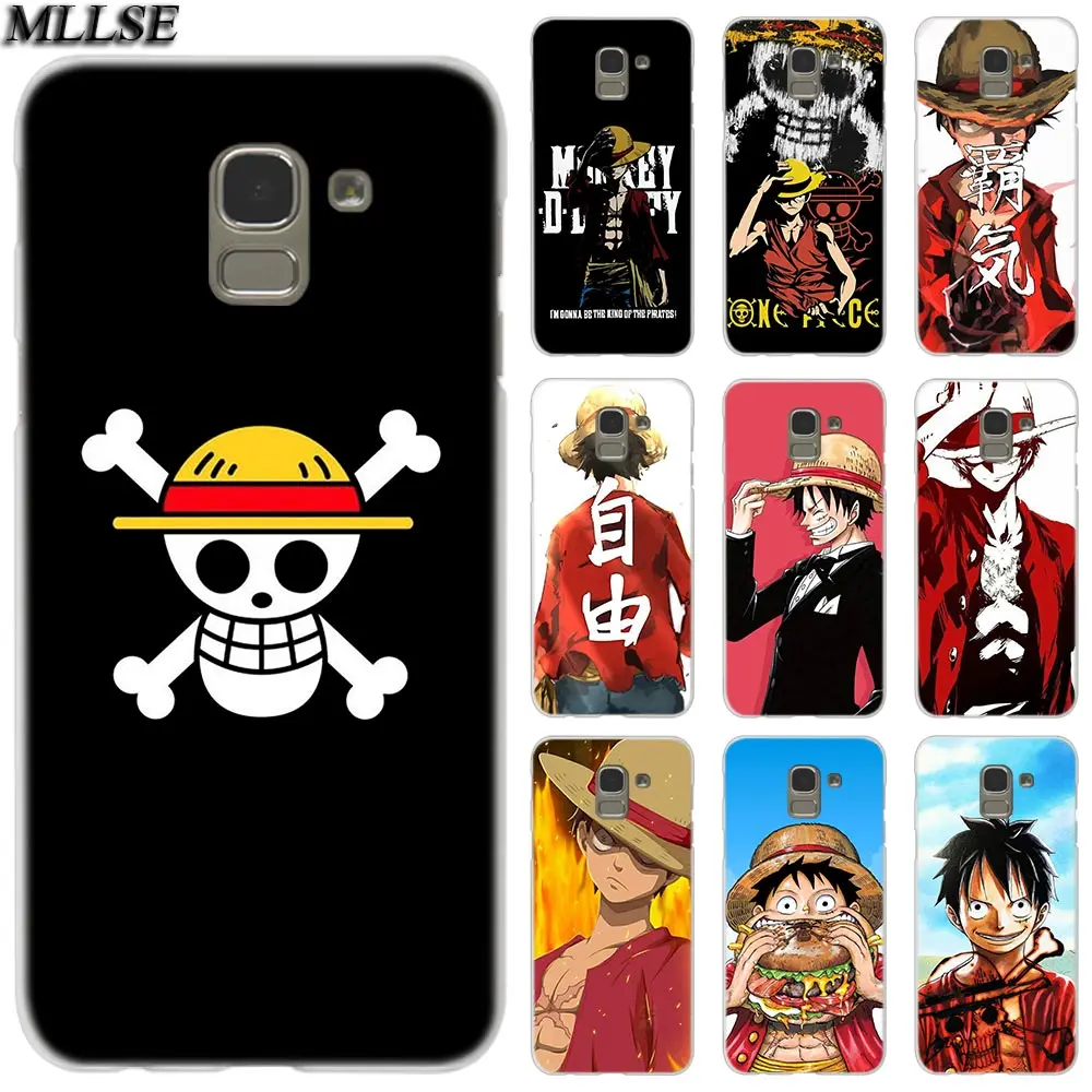 MLLSE аниме Одна деталь Обезьяна D Луффи чехол для samsung Galaxy J2 J4 CORE J3 J5 J7 ЕС J8 J6 J4 плюс J7 премьер