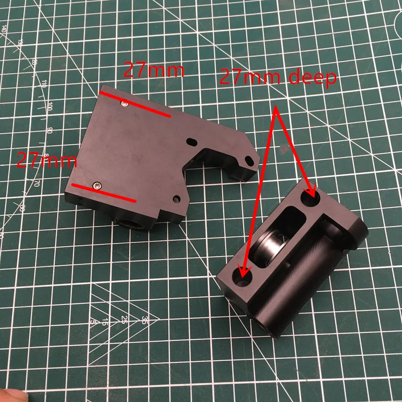 1 компл. Prusa i3/Anet A8 обновление X осевые части алюминиевый Металл X осевые части X Натяжной правый/левый комплект с X осевой натяжитель ремня