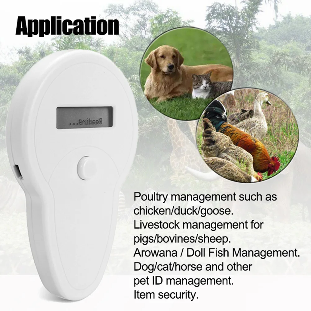 Универсальный RFID ISO FDX B животных чип собака Reader микрочип ручной Pet сканер Лидер
