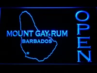 072 mount gay rum barbados open bar led neon light signs with onoff switch 20 colors 5 sizes to choose
