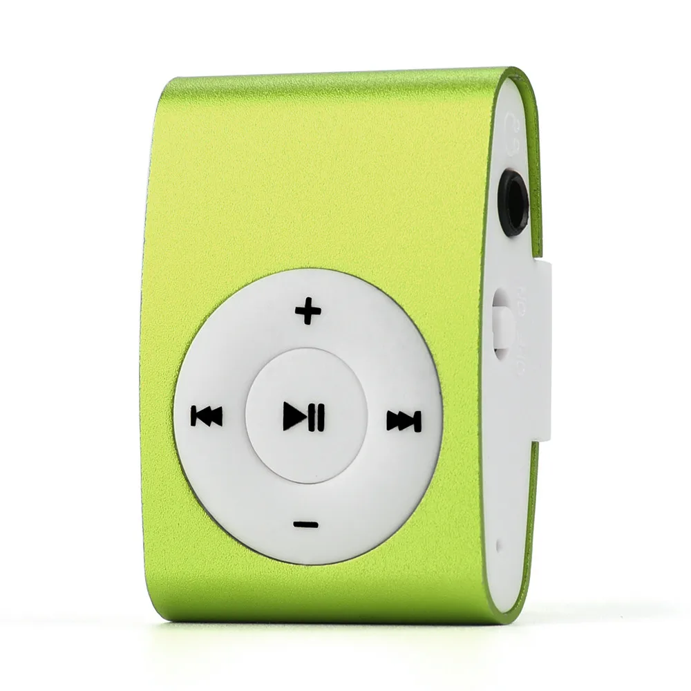 C Мини USB Клип MP3 плеер ЖК-экран Поддержка 32 ГБ Micro SD TF карта металлический материал c0606 - Цвет: C