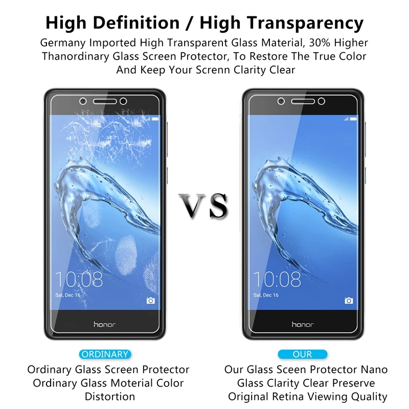 2.5D 0 26 мм 9H Премиум Закаленное стекло для Huawei Honor 6C Защитная пленка экрана