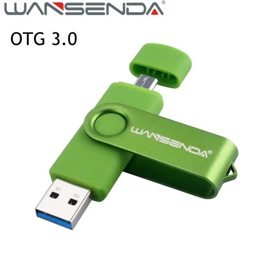 Флеш накопитель WANSENDA USB 3 0 256 ГБ 128 64 OTG флеш 32 высокоскоростной Флешка 16 8 флешка для