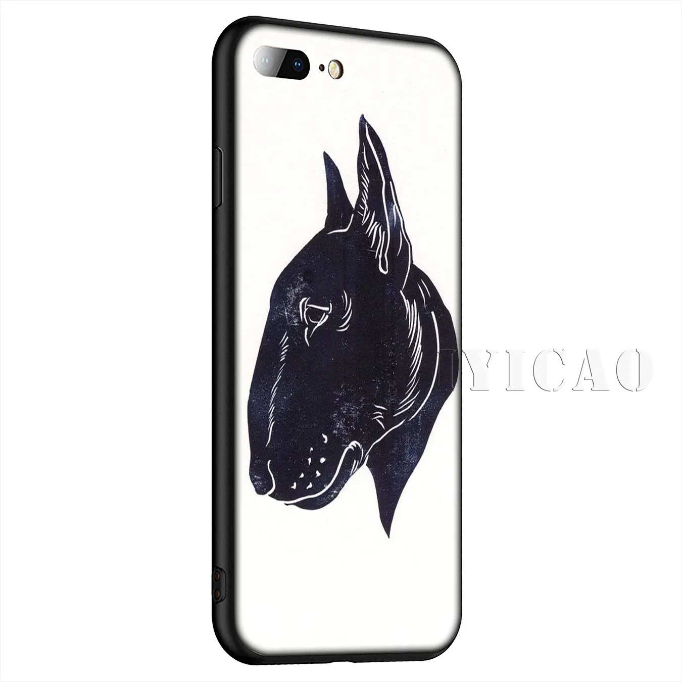 IYICAO bullterrier bull terrier dog Новинка Fundas силиконовый мягкий чехол для iPhone XR X XS Max 8 7 6 6S Plus 5 5S