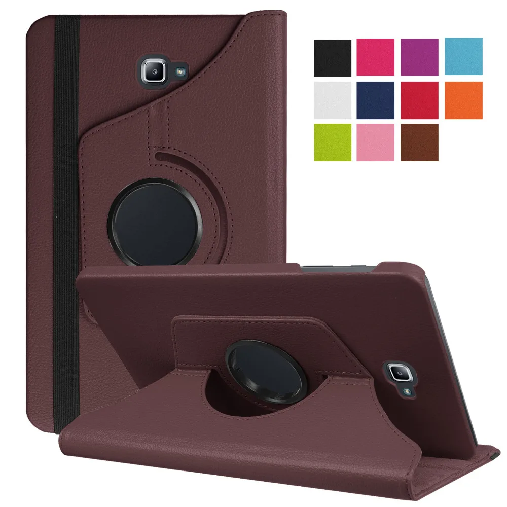 Вращающийся на 360 градусов чехол из искусственной кожи с зернистой фактурой для