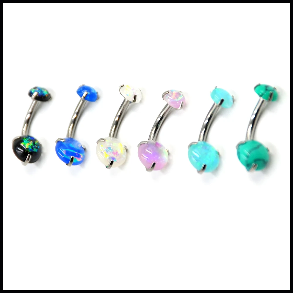 1 шт. хирургические Сталь зубец Набор одиночный/двойной австралийским опалом