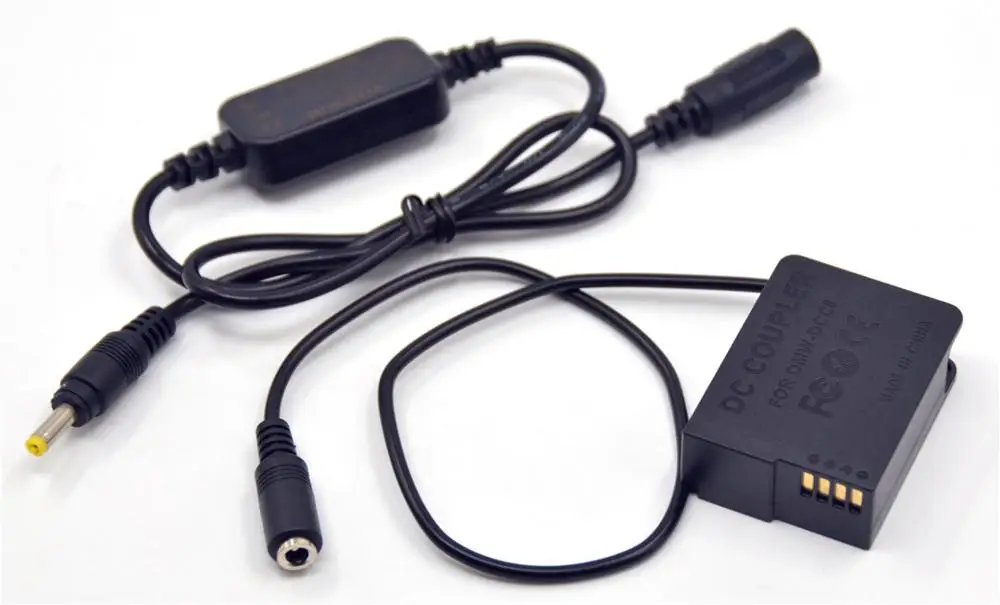 12 V-24 V с понижающим кабелем DMW-AC8+ Переходник постоянного тока DMW-BLC12 DCC8 BLC12E аккумуляторной батареей для Lumix GX8 FZ1000 FZ200 G7 G6 G5 GH2 GH2K GH2S