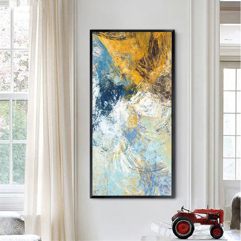 Современная абстрактная декоративная живопись цветная красивая картина на