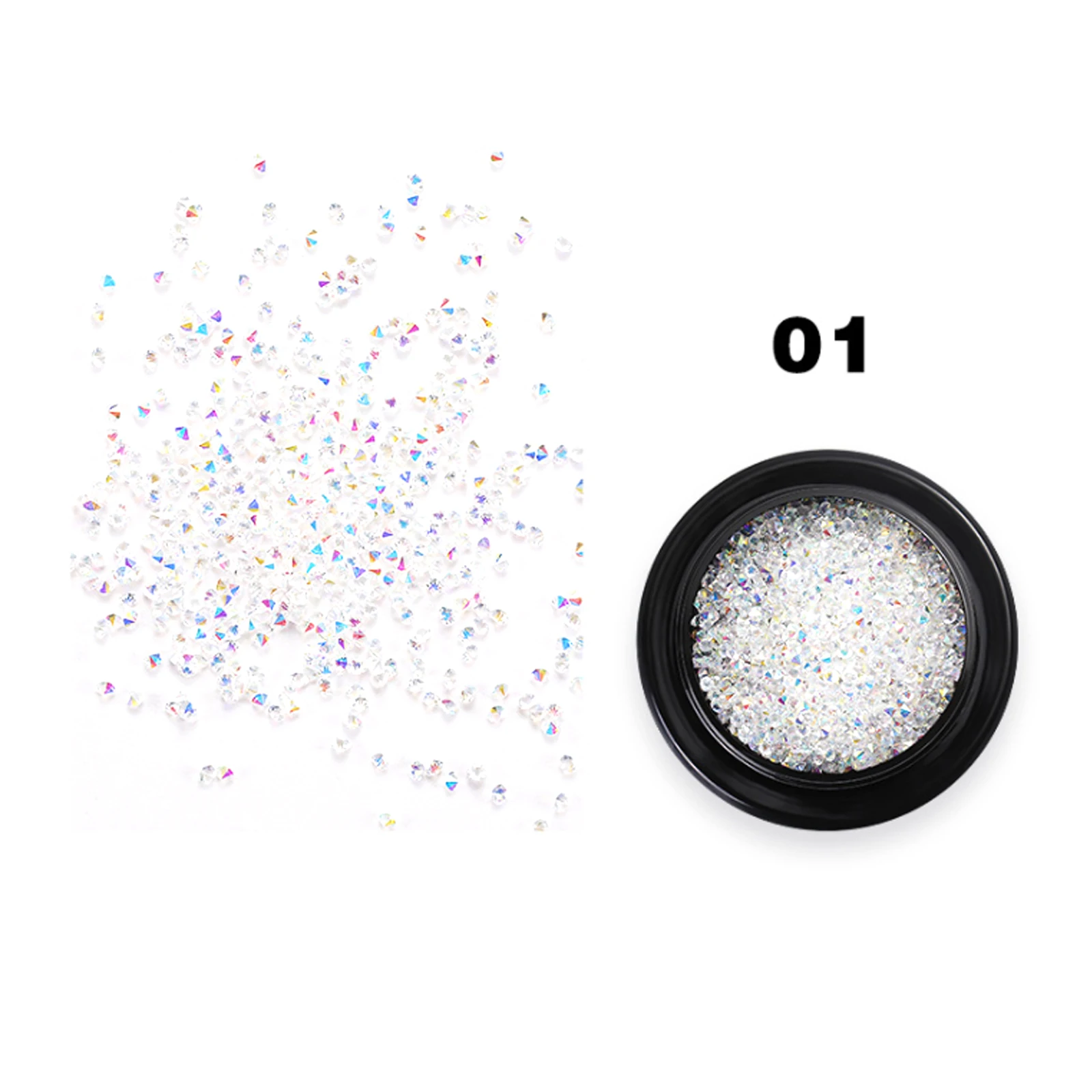 9 коробок/набор кристаллы для украшения ногтей|Стразы и украшения| |