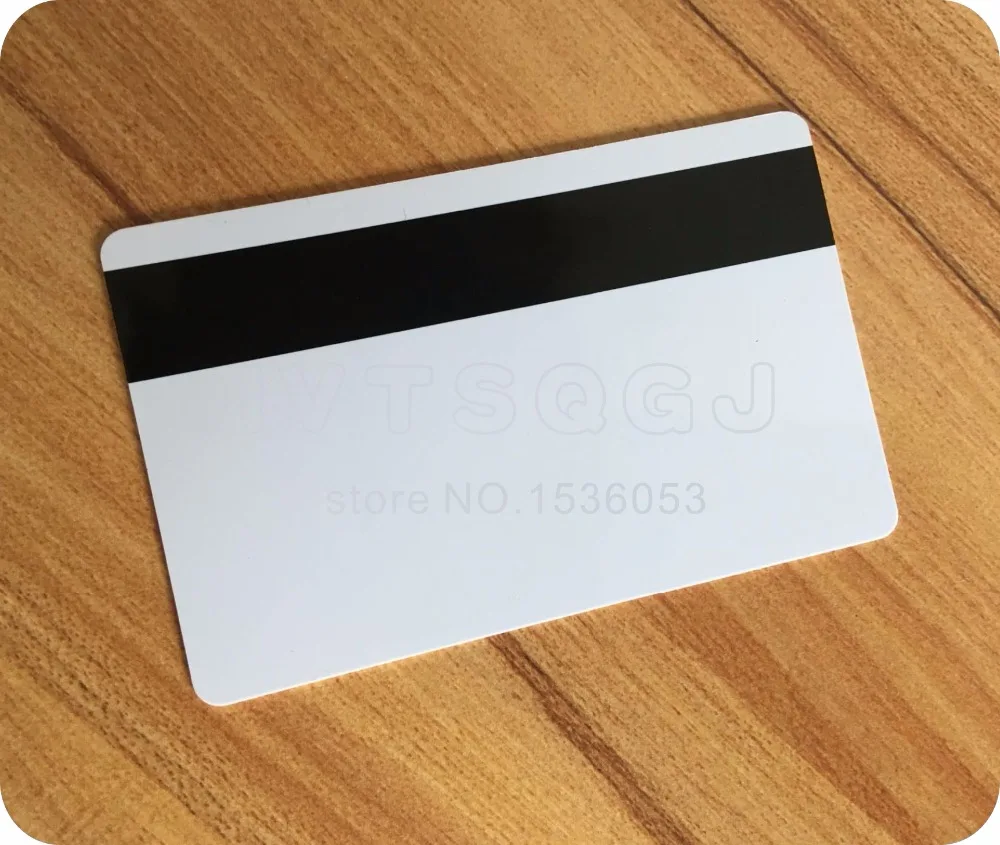 20pcs Blank White PVC Hico 1-3 magnetic stripe card Plastic Credit Card 30Mil Magnetic with printable for printer | Безопасность и