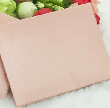 100 шт./лот мини-конверты ручной работы винтажный цветной перламутровый бумажный конверт для приглашения на свадьбу конверт Рождественский подарок конверт - Цвет: pink