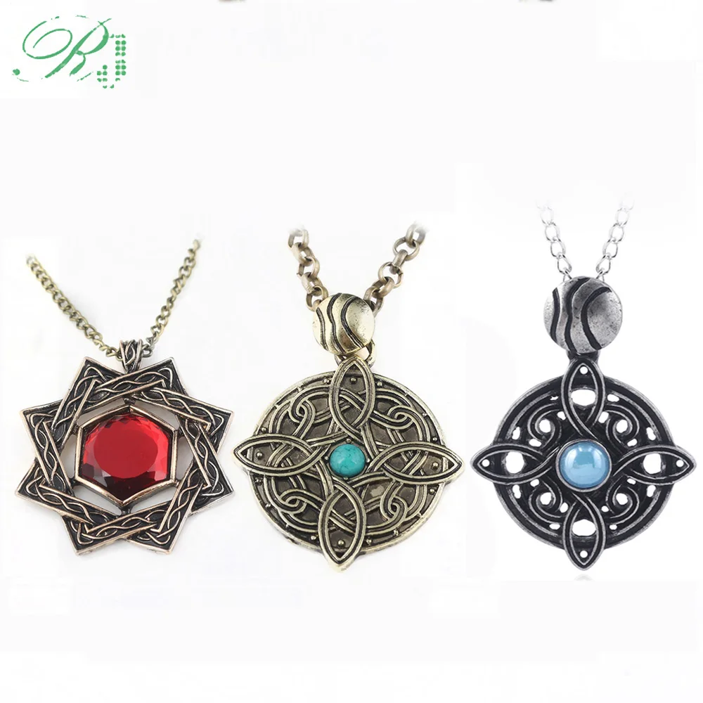 RJ The Elder Scrolls 5 Skyrim Amulet of Mara Arkay Длинные ожерелья Morrowind динозавр треугольные Подвески автомобильный брелок женские ювелирные изделия