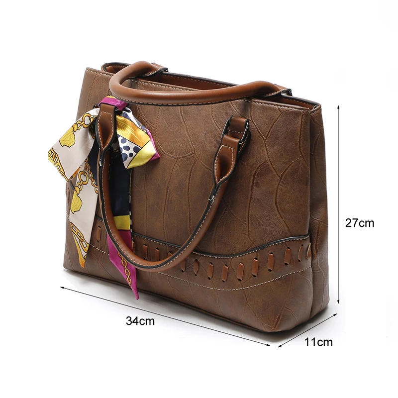 21club Brand PU Leather Scarves Women Bags Designer Shoulder High Quality Ladies Messenger Tote Bag Luxury Handbags | Багаж и сумки