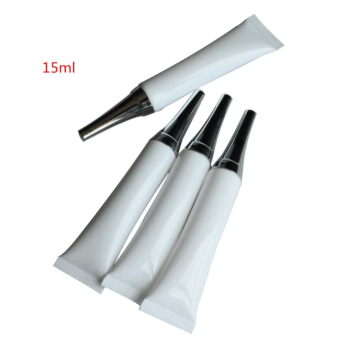 

50pcs make up Hand hold squeeze Empty Cream Cosmetic Hose Facial Cleaning Tube Filling bottle 15ml Storage Volume