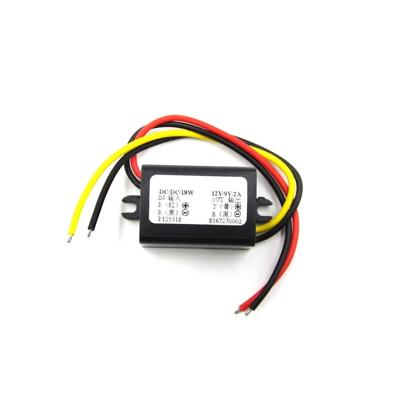 DC преобразователь 12V Шаг вниз до 9V 3A 15W Авто вольт Регулятор модуль электропитания