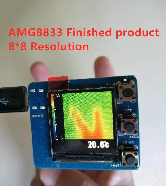 AMG8833 ИК 8x8 Инфракрасный Тепловизор массив Температурный датчик модуль Разработка DIY Набор