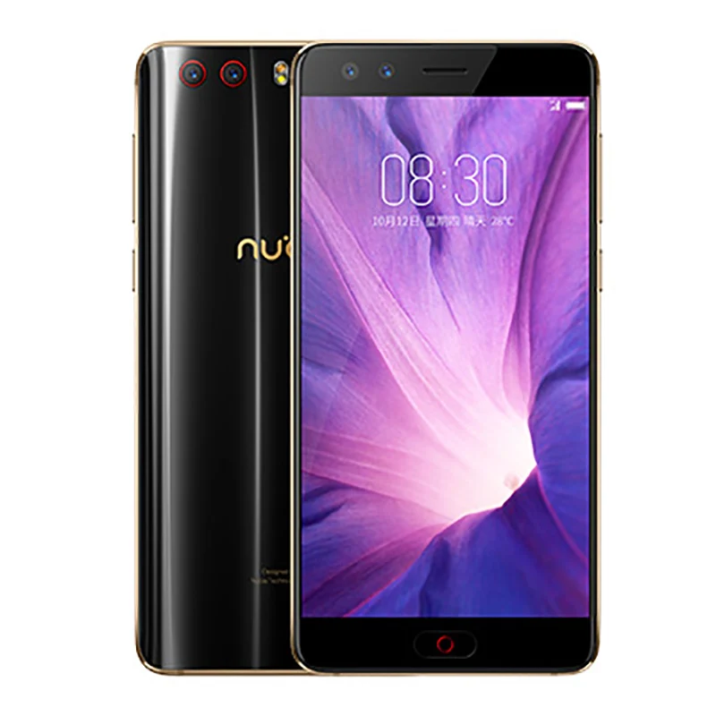 Мобильный телефон Nubia Z17 Mini S, 6 ГБ, 64 ГБ, 5,2 дюйма, четыре ядра, MSM8976 Pro, Android 7,1, двойная фронтальная задняя камера, отпечаток пальца